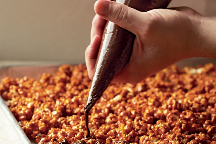 Chocolate Caramel Popcorn - FODMAP Everyday