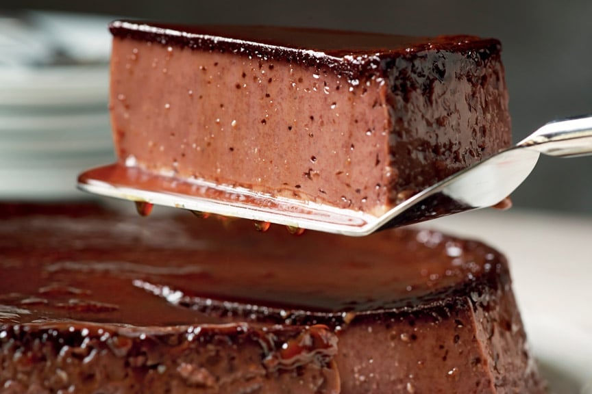 FODMAP IT!™ Chocolate Almond Flan - FODMAP Everyday