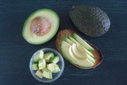 This is what 30 grams of avocado looks like. Is Avocado Low FODMAP?