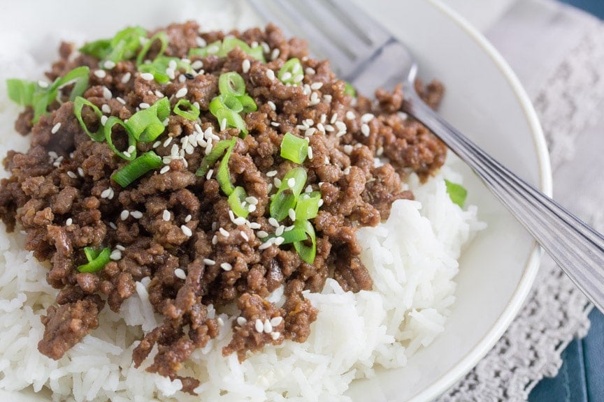 low FODMAP super quick korean beef 