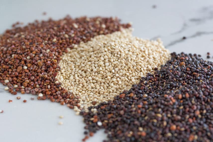 quinoa comes in various colors
