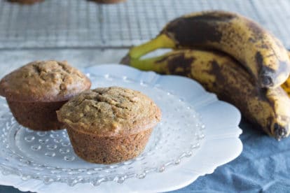 2 Glorious morning muffins and a banana