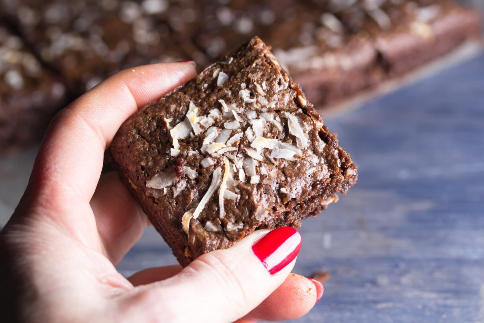 Toasted Almond Coconut Fudge Brownies - FODMAP Everyday