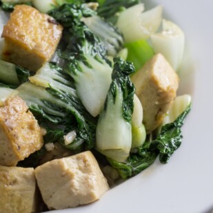 tofu bok choy