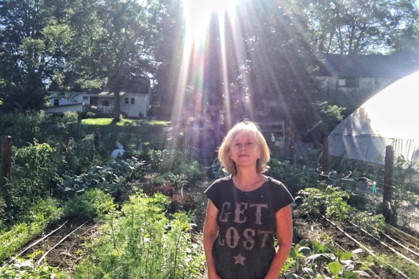 Me in my happy place... the garden is where I go to feed my soul and body. 