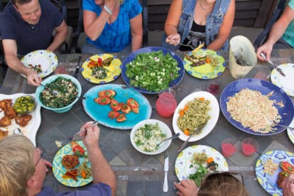 Fourth of July - a table full of Low FODMAP deliciousness.