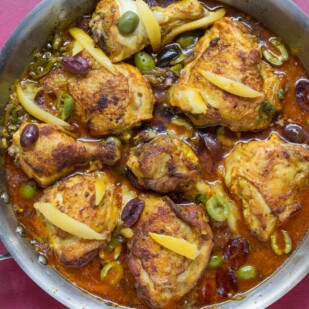 Moroccan Chicken with Preserved Lemons