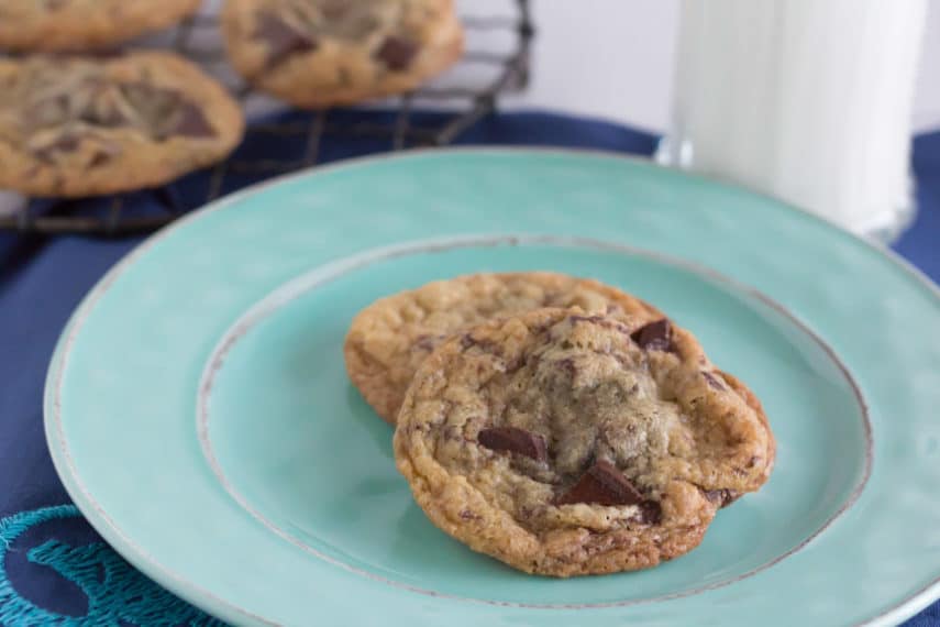 Low FODMAP chocolate chunk cookies