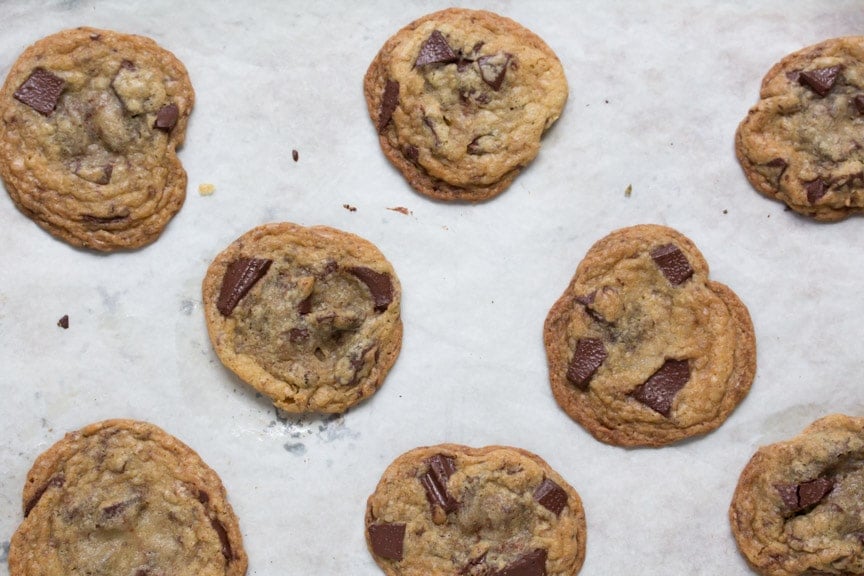 Low FODMAP chocolate chunk cookies