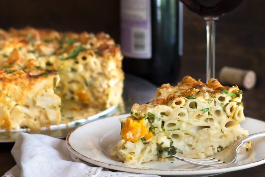 Low FODMAP Four Cheese Baked Penne - FODMAP Everyday