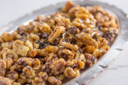Candied Nuts a delicious Low FODMAP snack