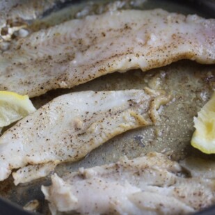 sauteed flounder in browned butter 2
