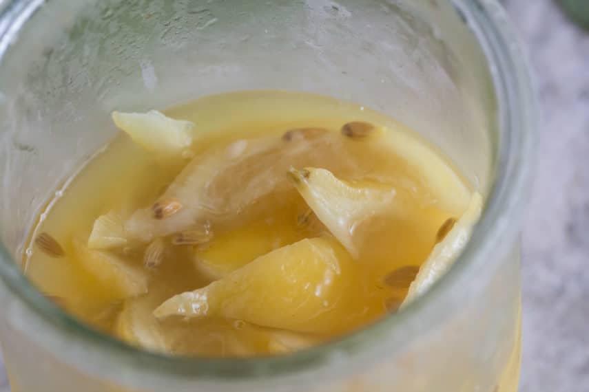 preserved lemons closeup