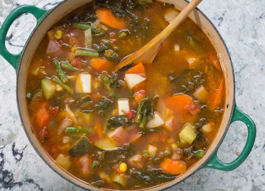 Garden vegtable soup deals