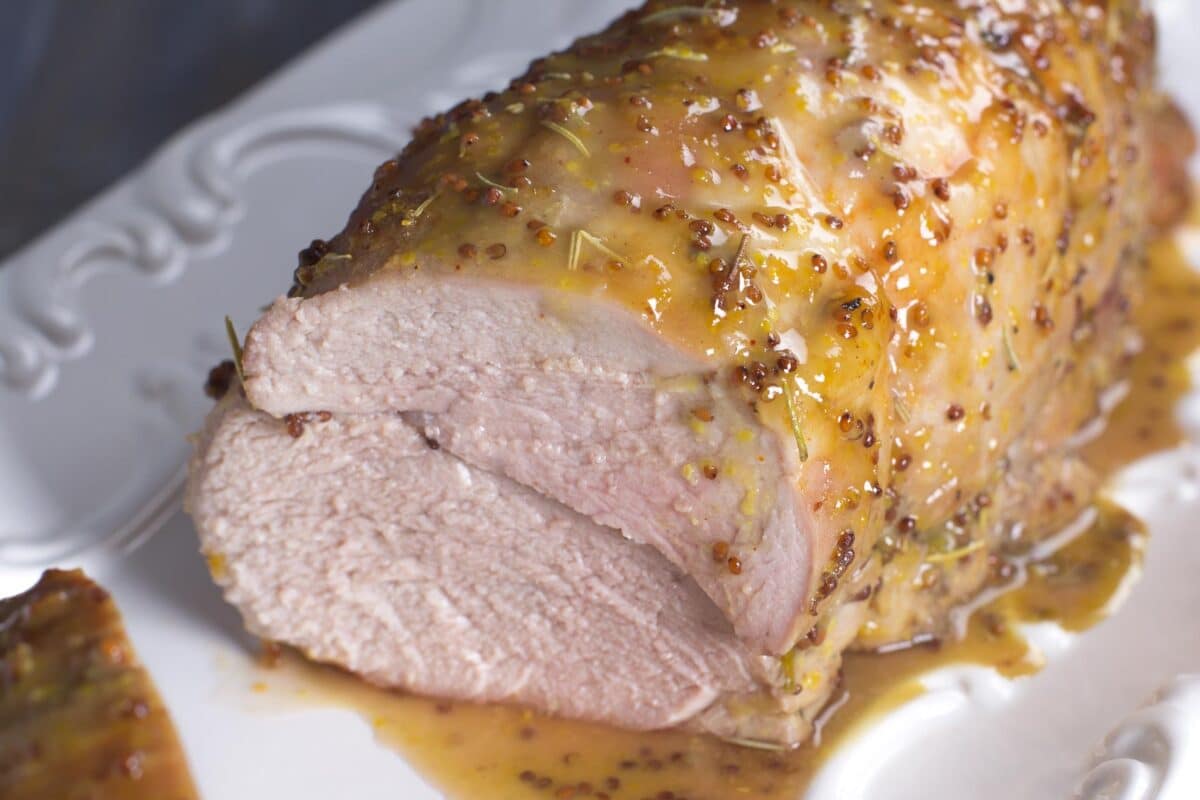 Pork Loin with Maple Mustard Sauce - FODMAP Everyday