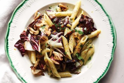 Penne Rigate with Gorgonzola, Radicchio & Walnuts from Cold Henry's Back Pocket Pasta
