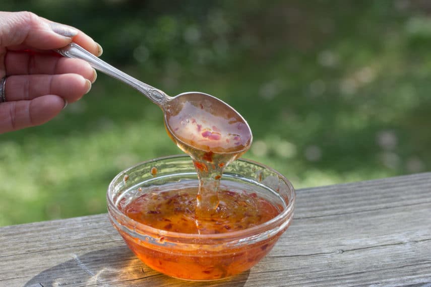 Homemade low FODMAP Sweet chili sauce