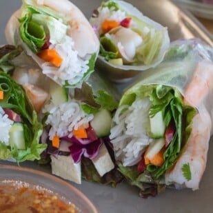 Summer Rolls cut open