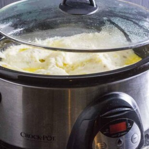 do ahead mashed potatoes in slow cooker lid askew