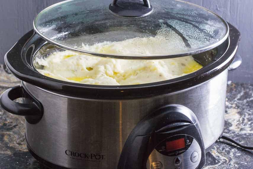 do ahead mashed potatoes in slow cooker lid askew