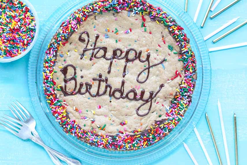 Personalised birthday birthday cookie taker