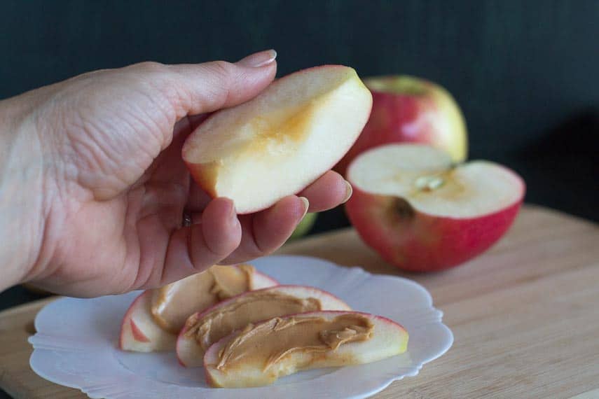 a 20 g wedge of low FODMAP Pink Lady apple