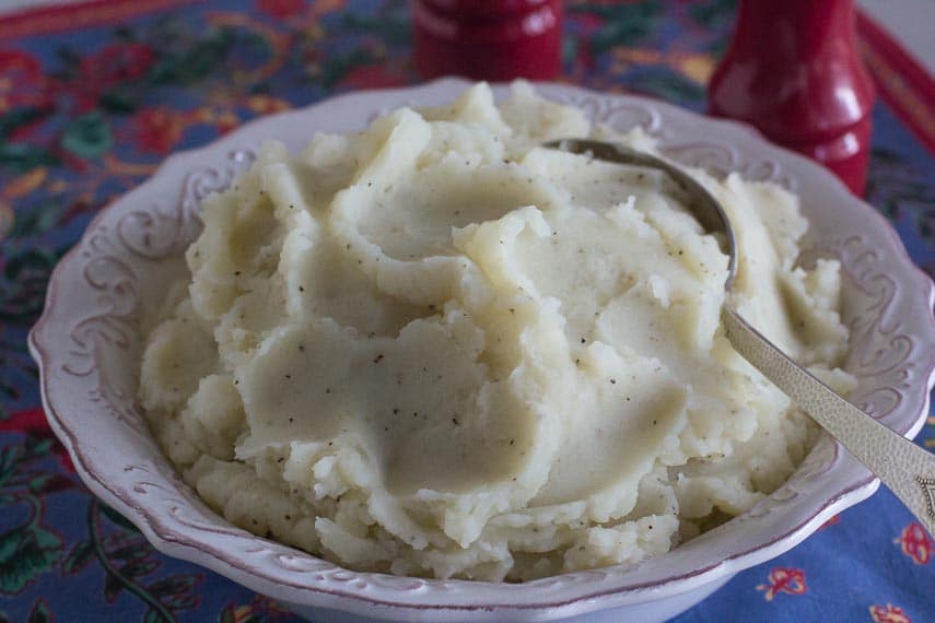 Low FODMAP Vegan Garlic Mashed Potatoes