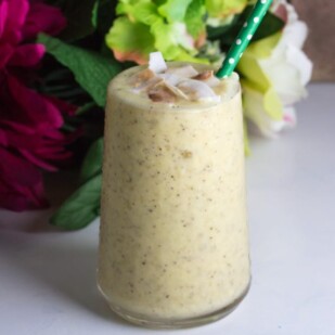 low fodmap tropical frosty beverage