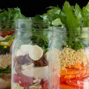 Low FODMAP Mason Jar Salads