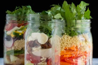 Low FODMAP Mason Jar Salads