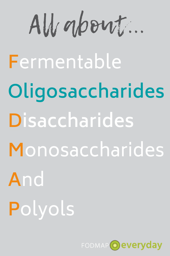 FODMAP graphic highlighting Oligosaccharides