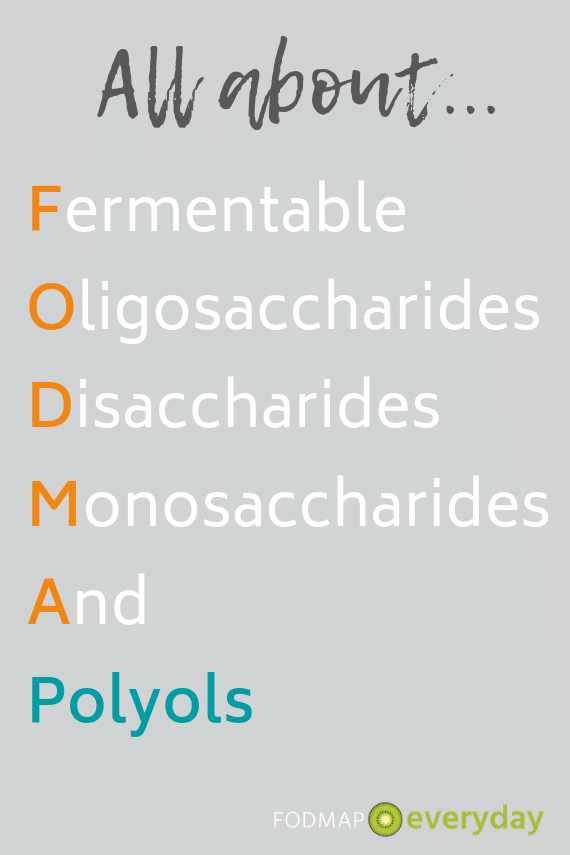 FODMAP graphic highlighting Polyols