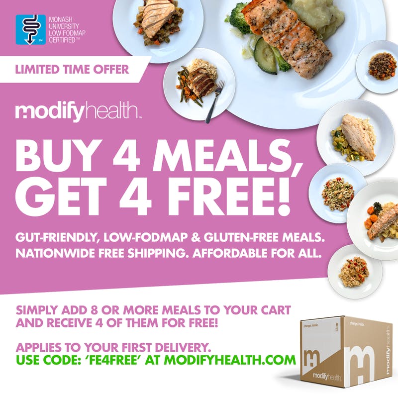 Modify Health Buy 4 Meals Get 4 Free graphic ad