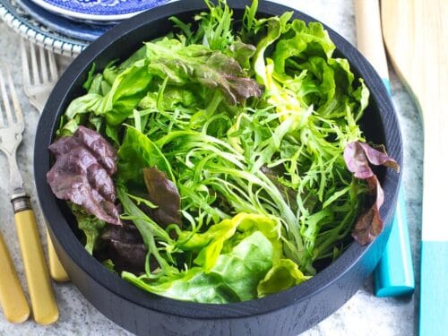 No FODMAP Leafy Green Salad - FODMAP Everyday