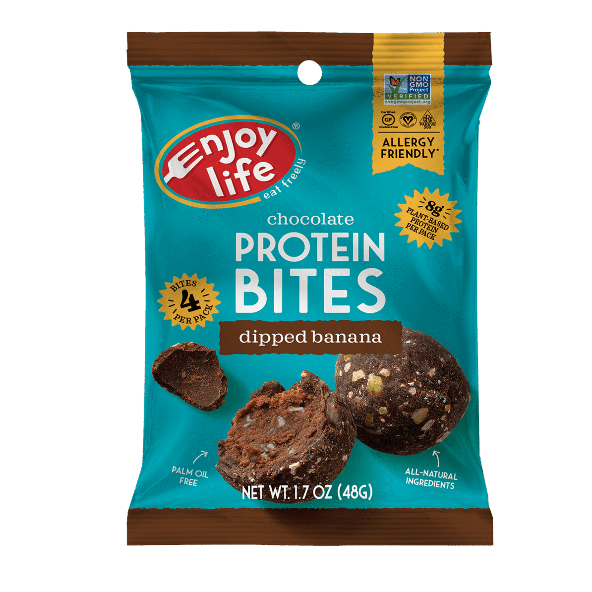 Enjoy Life Protein Bites Dipped Banana Package