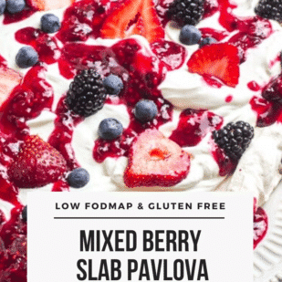 Mixed Berry Slab Pavlova