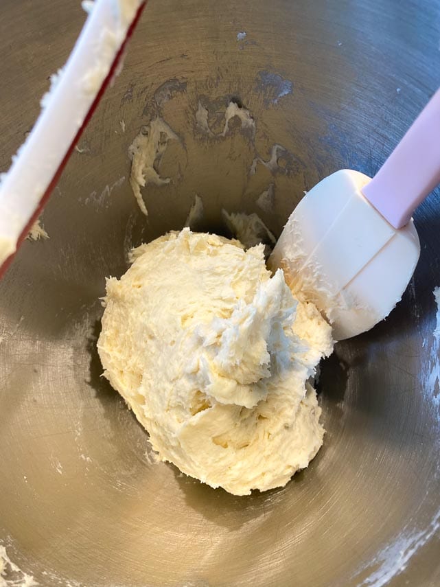 yeast raised dough in bowl