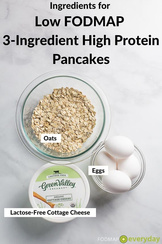 3-Ingredient High protein Pancake ingredients