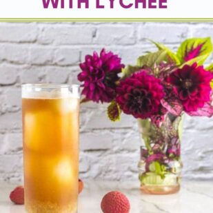 Low FODMAP Iced Black Tea With Lychee