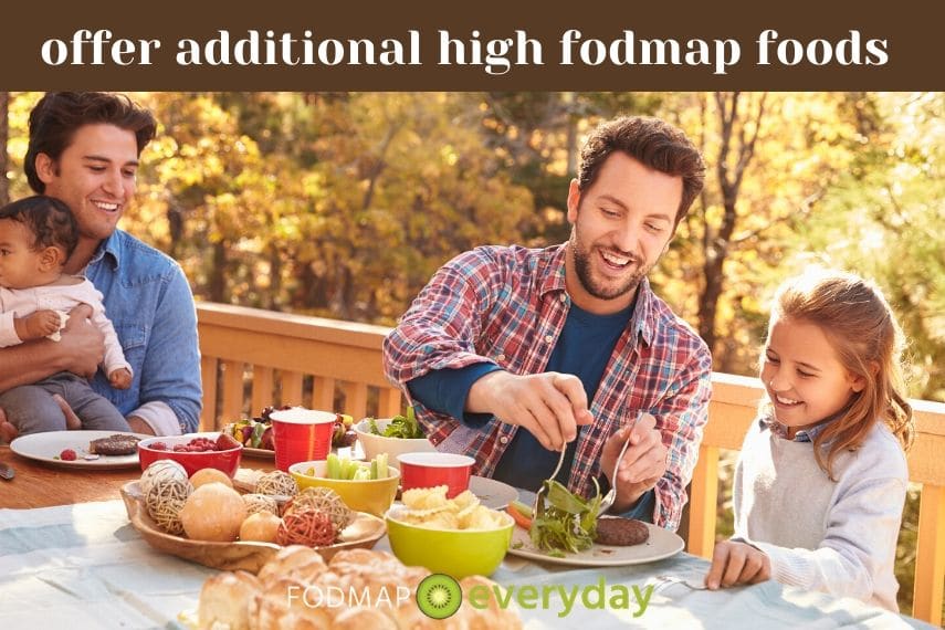 additional high fodmap foods
