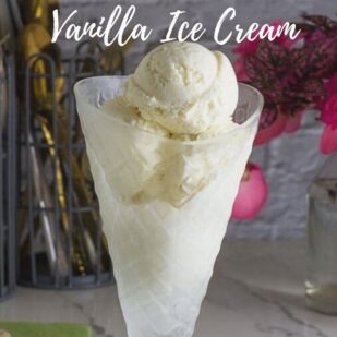 Low FODMAP No-Churn Vanilla Ice Cream