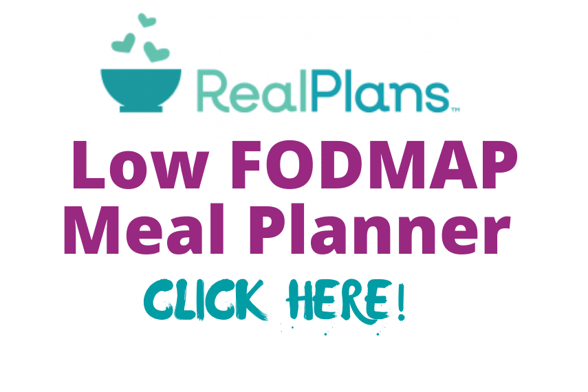 Real Plans Low FODMA Meal Planner Graphic