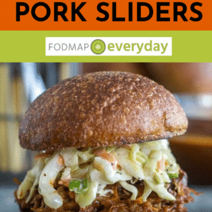 Low FODMAP BBQ Pulled Pork Sliders