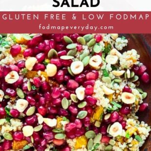 Low FODMAP Roasted Pumpkin Quinoa Salad