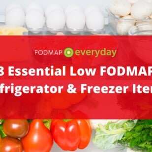 Feature Image for 8 Essential Low FODMAP Refrigerator and Freezer Items