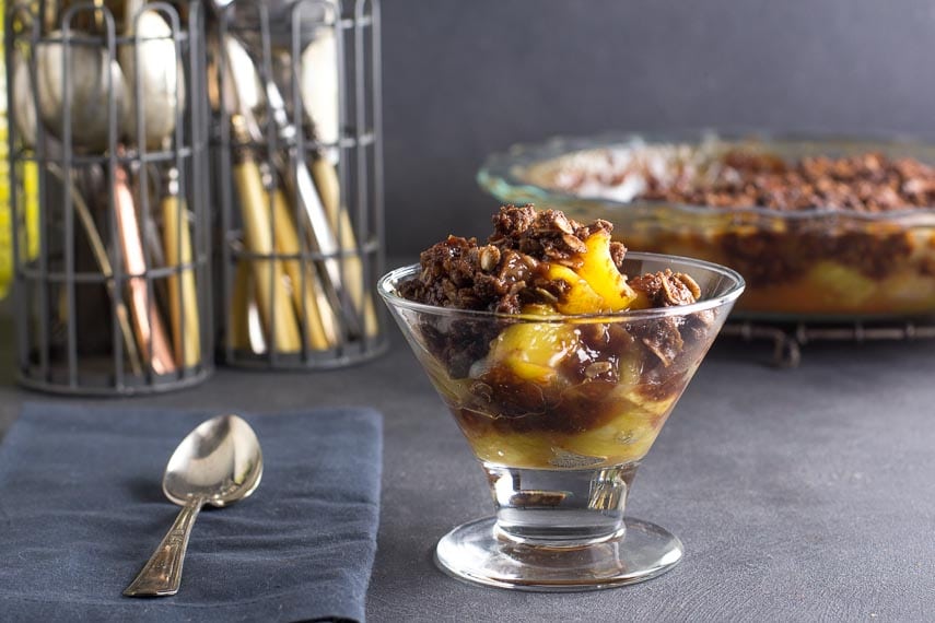 low-FODMAP-Tropical-Crisp-with-chocolate-crisp-topping