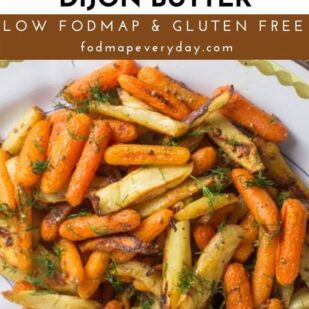 Low FODMAP Carrots & Parsnips with Dijon Butter