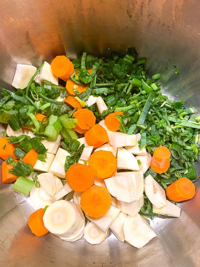 vegetables-in-Instant-Pot-getting-ready-to-make-chicken-soup