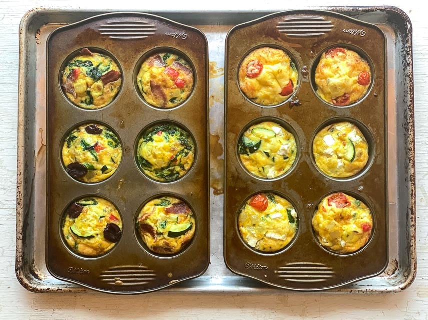 overhead-image-of-low-FODMAP-mini-frittatas-Your-Way-in-muffin-tins