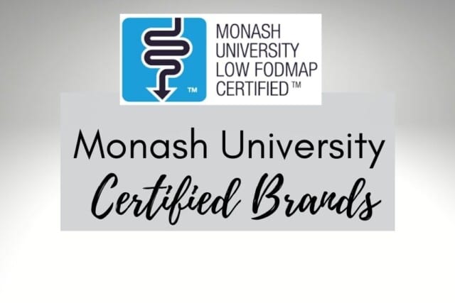 Monash University Low FODMAP Certified
